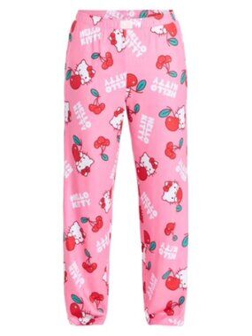 Hello Kitty Women's and Women's Plus Sleep Pants with Pockets, 32" Inseam, Sizes